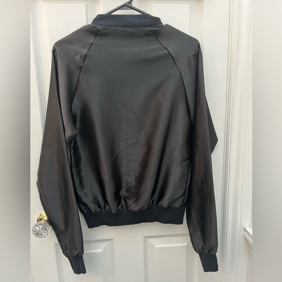 American Apparel Silk look Zip up sweater/jacket - Picture 2 of 4